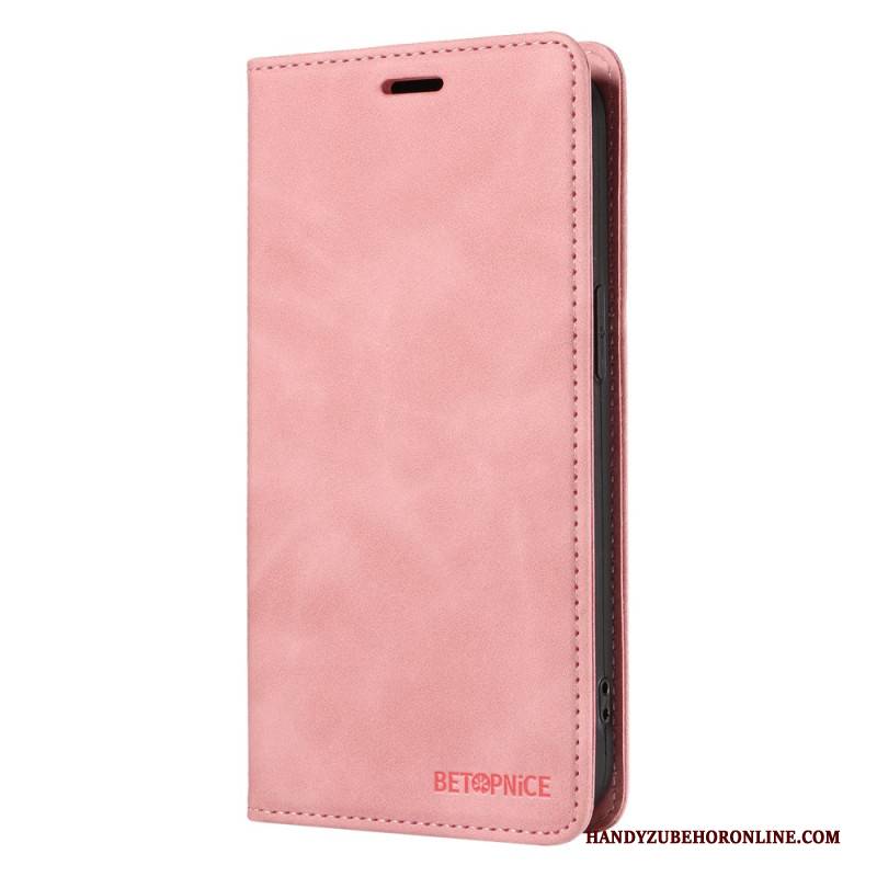 Flip Case Realme 14 Pro 5g Handyhülle Klassisches Wildleder Mit Rfid-schutz