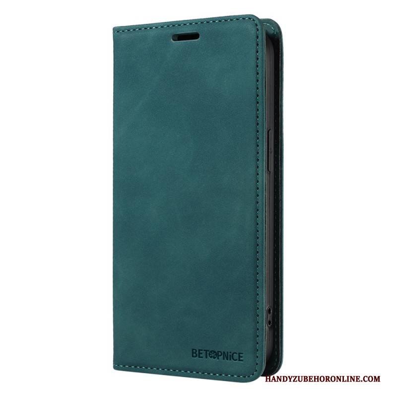 Flip Case Realme 14 Pro 5g Handyhülle Klassisches Wildleder Mit Rfid-schutz