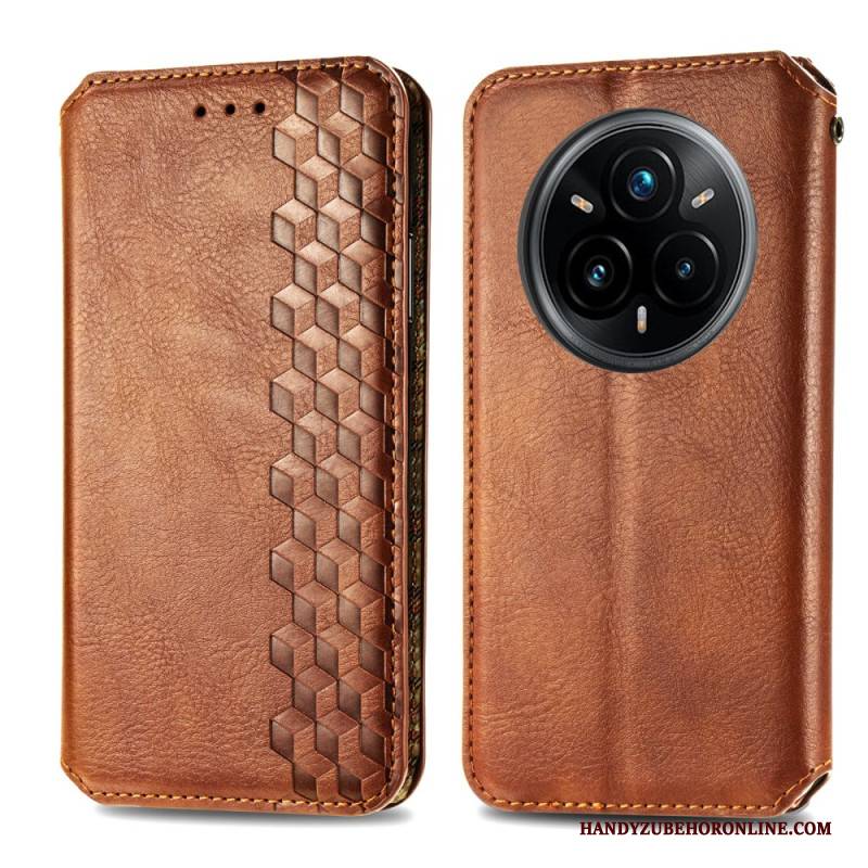 Flip Case Realme 14 Pro 5g Handyhülle Rautenmuster In Wildlederoptik