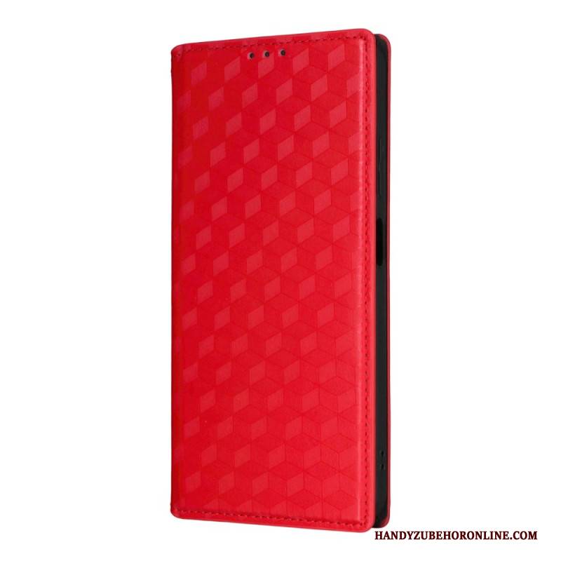 Flip Case Realme 14x 5g Rautenmuster