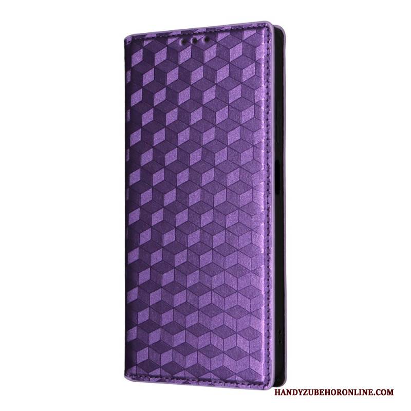 Flip Case Realme 14x 5g Rautenmuster