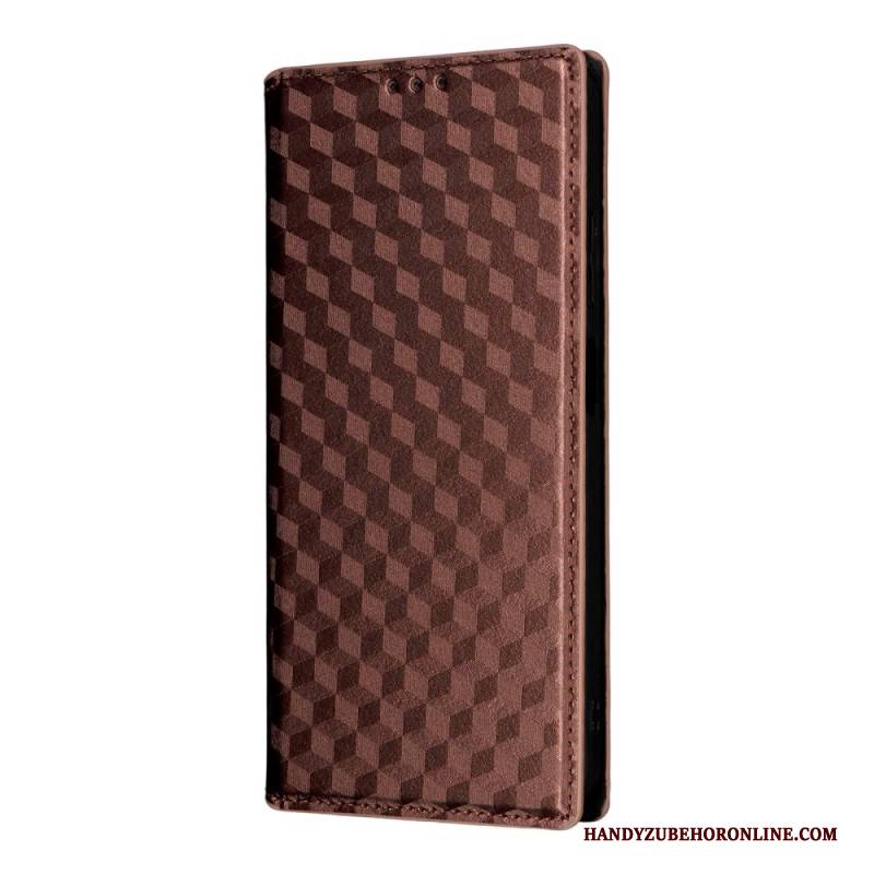 Flip Case Realme 14x 5g Rautenmuster