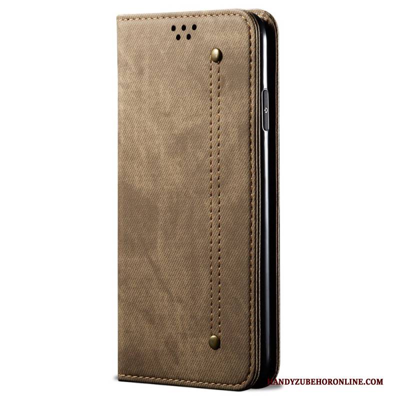 Flip Case Realme C55 Handyhülle Denim-stoff