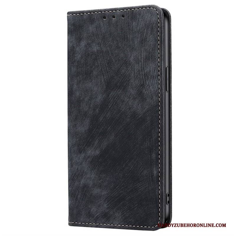 Flip Case Realme C71 Handyhülle Wildleder-optik