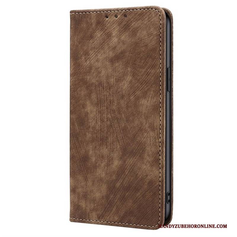 Flip Case Realme C71 Handyhülle Wildleder-optik