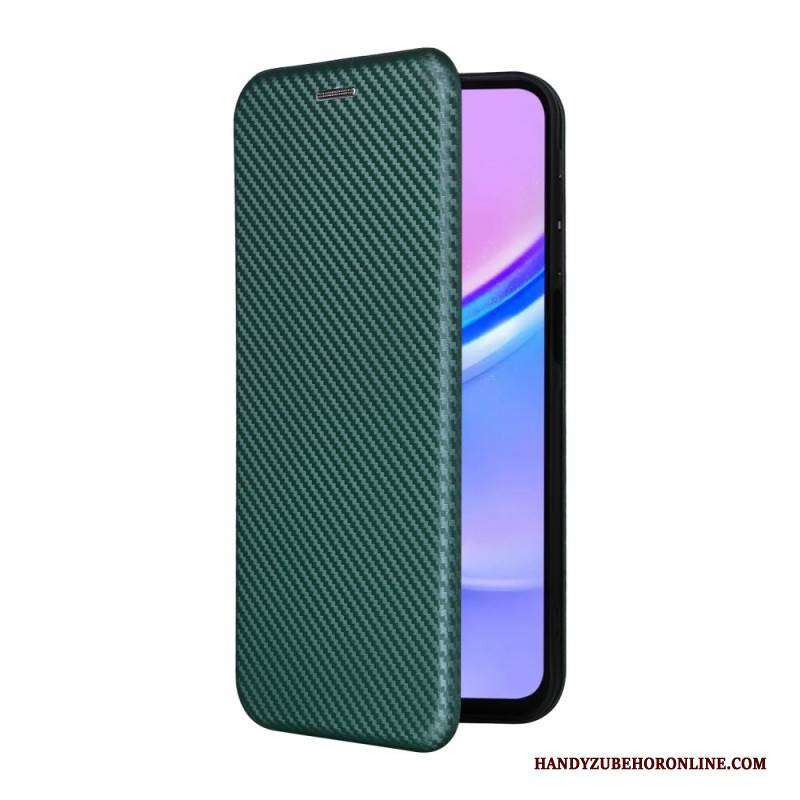 Flip Case Samsung Galaxy A17 4g / 5g Handyhülle Carbonfaser