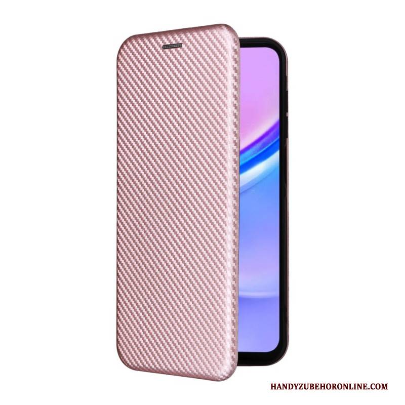Flip Case Samsung Galaxy A17 4g / 5g Handyhülle Carbonfaser