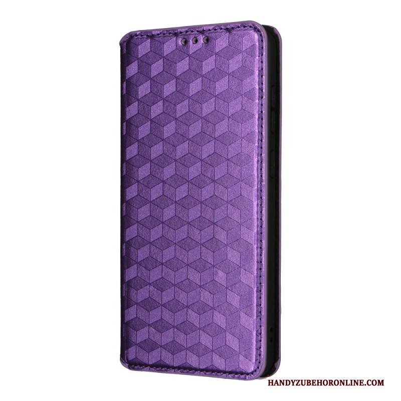 Flip Case Samsung Galaxy S25 5g Edge 3d-würfel