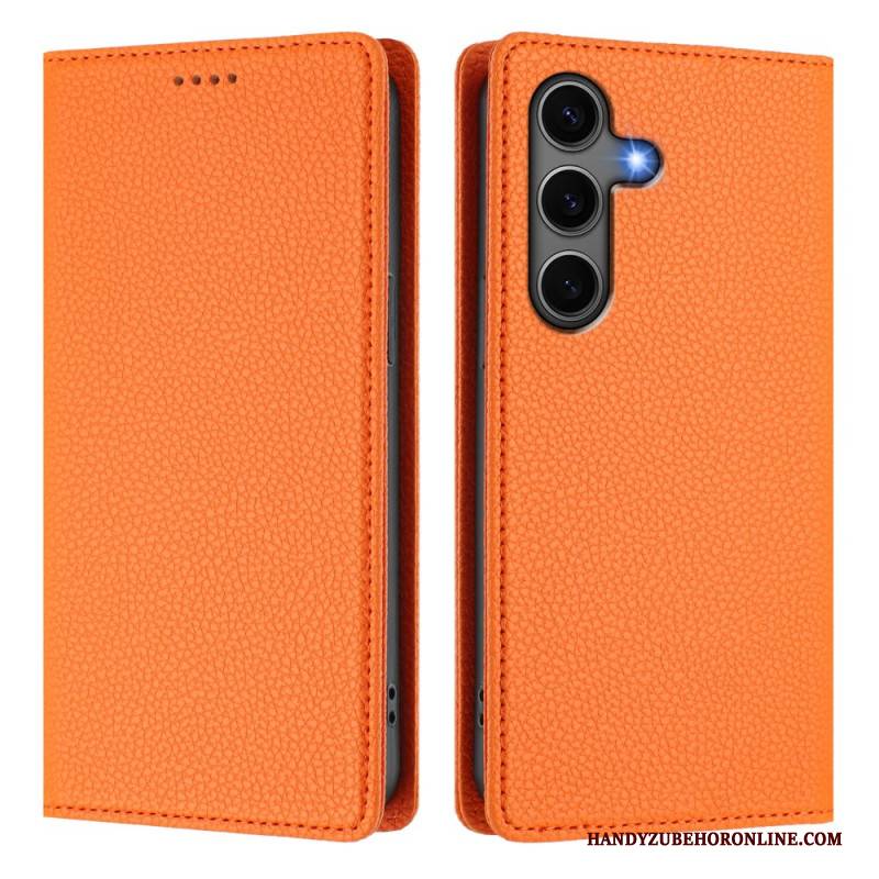 Flip Case Samsung Galaxy S25 5g Handyhülle Rfid-schutz Durch Litschi-textur