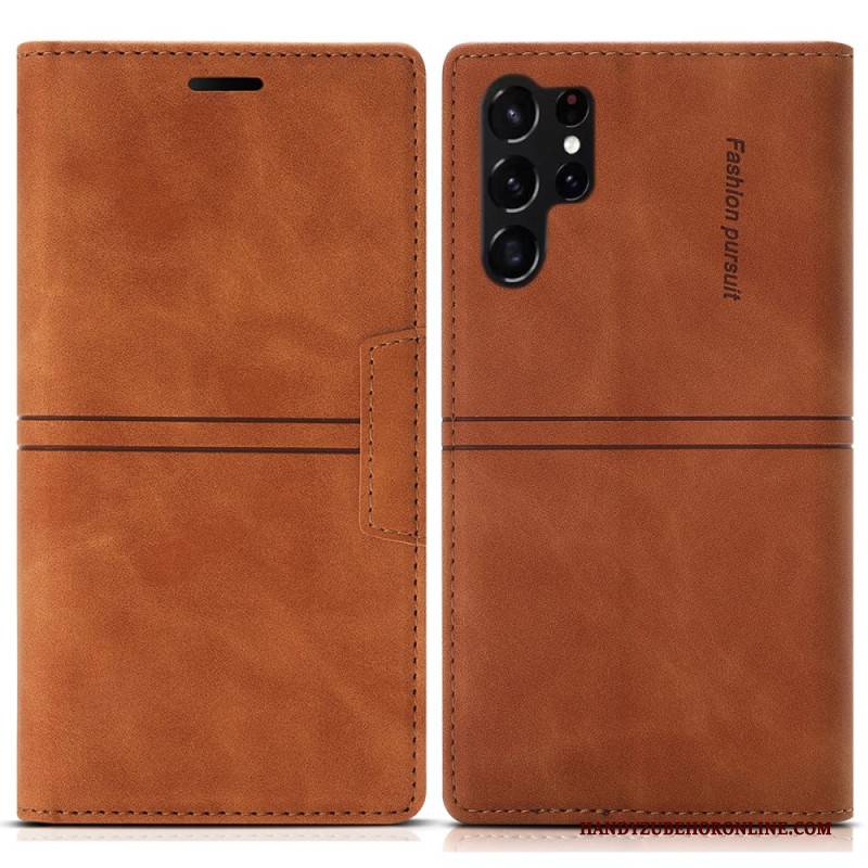 Flip Case Samsung Galaxy S25 Ultra 5g Doppelte Linien