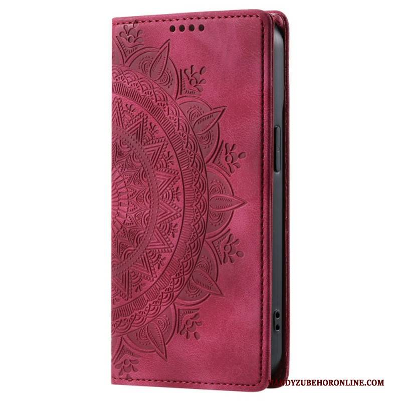 Flip Case Samsung Galaxy S26 Mandala-wildlederoptik