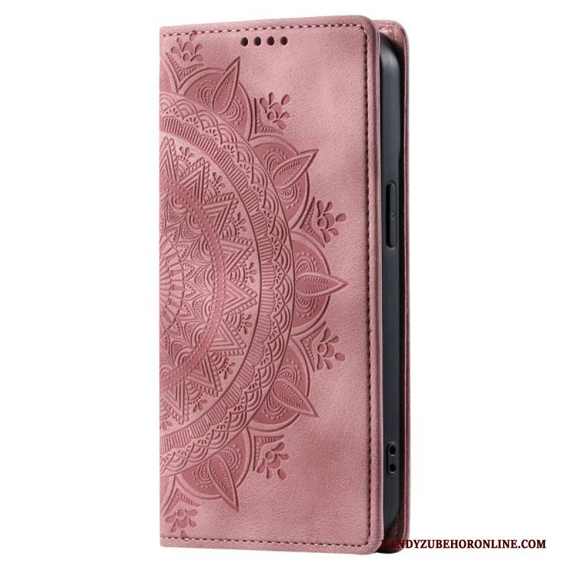 Flip Case Samsung Galaxy S26 Mandala-wildlederoptik
