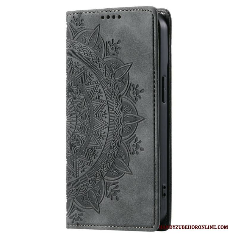 Flip Case Samsung Galaxy S26 Ultra Handyhülle Mandala-wildlederoptik