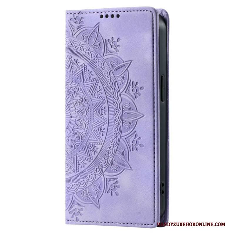 Flip Case Samsung Galaxy S26 Ultra Handyhülle Mandala-wildlederoptik
