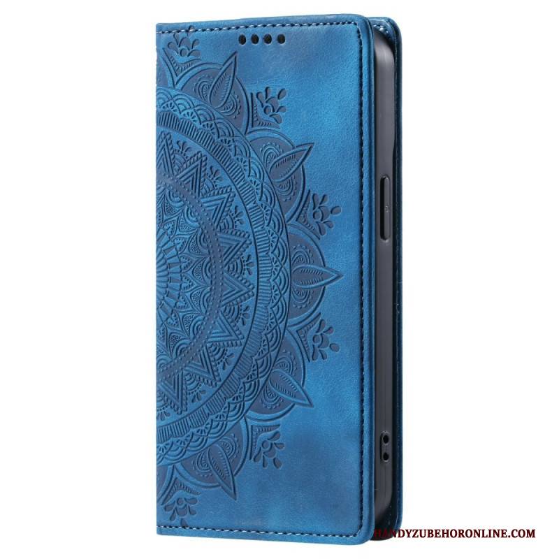 Flip Case Samsung Galaxy S26 Ultra Handyhülle Mandala-wildlederoptik