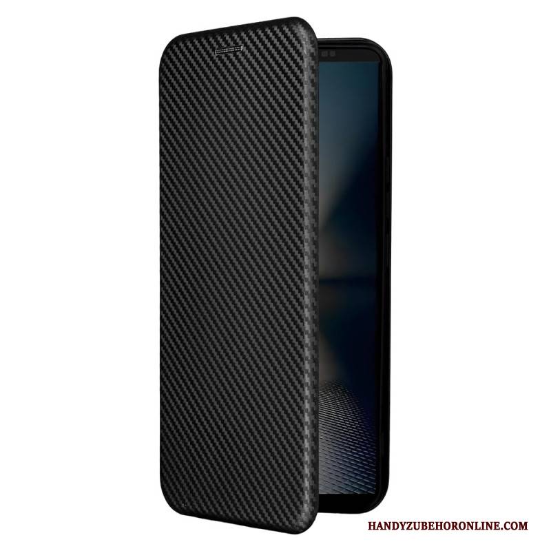 Flip Case Sony Xperia 1 Vii Carbonfaser