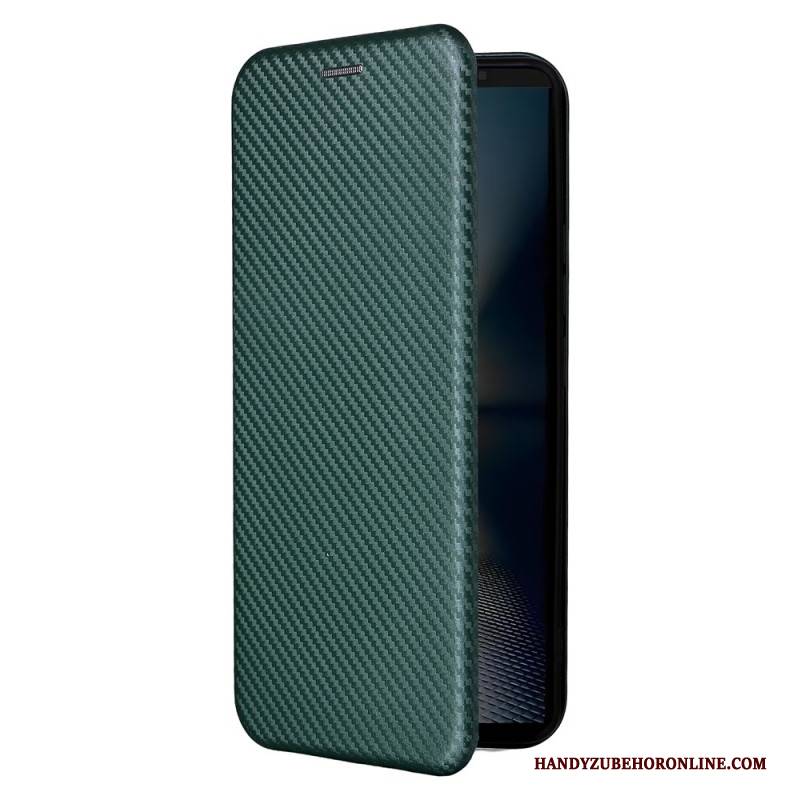 Flip Case Sony Xperia 1 Vii Carbonfaser