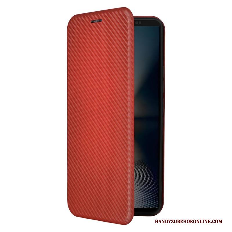 Flip Case Sony Xperia 1 Vii Carbonfaser