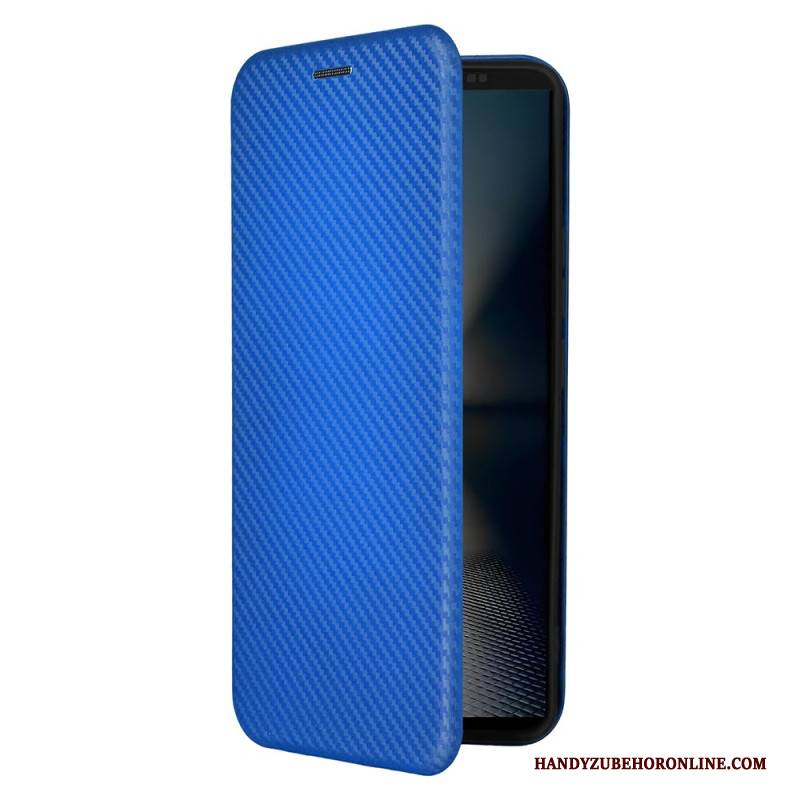 Flip Case Sony Xperia 1 Vii Carbonfaser