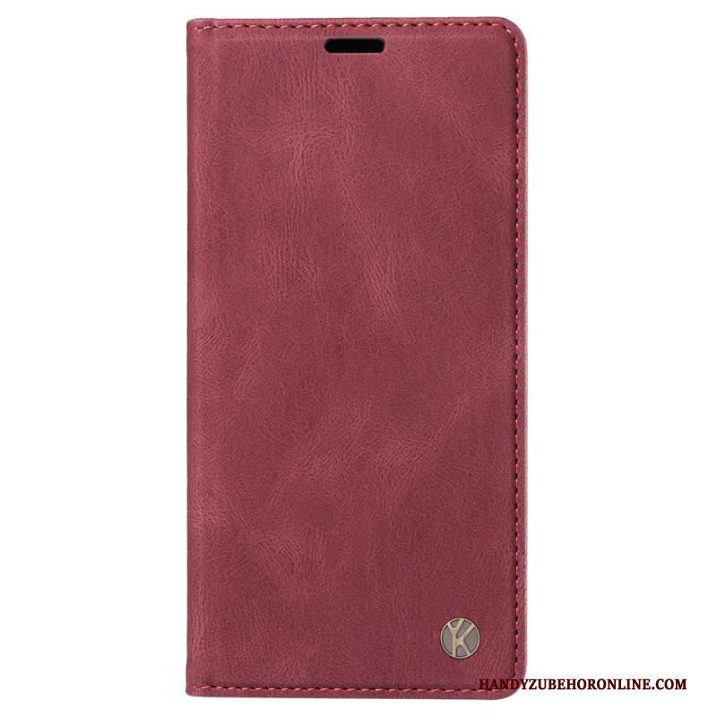 Flip Case Vivo V40 5g Seidige Haptik (yikatu)