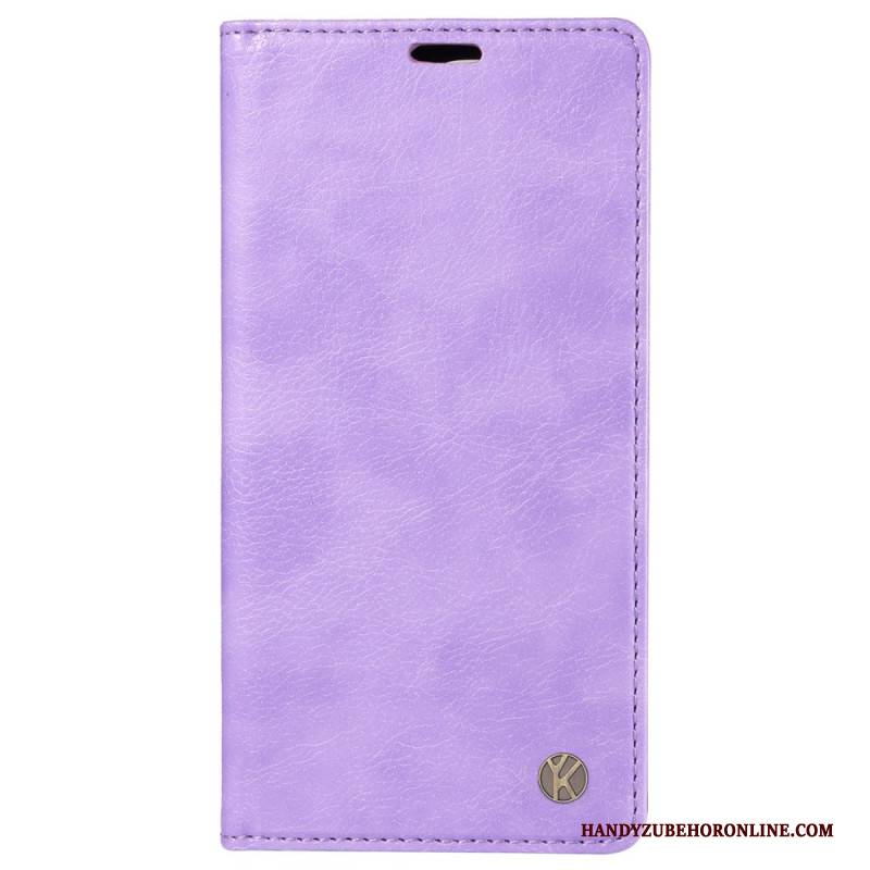 Flip Case Vivo V40 5g Vintage-effekt Yikatu