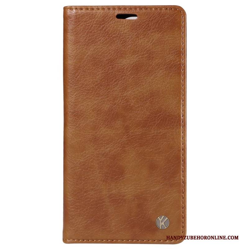 Flip Case Vivo V40 5g Vintage-effekt Yikatu