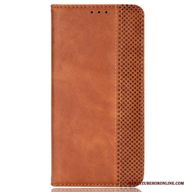 Flip Case Vivo V40 Lite 5g Vintage-rand