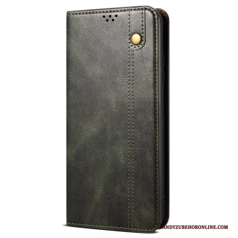 Flip Case Vivo X100 Pro Gewachstes Kunstleder