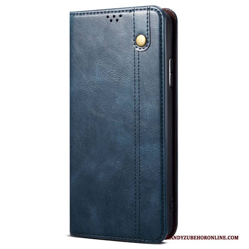 Flip Case Vivo X100 Pro Gewachstes Kunstleder