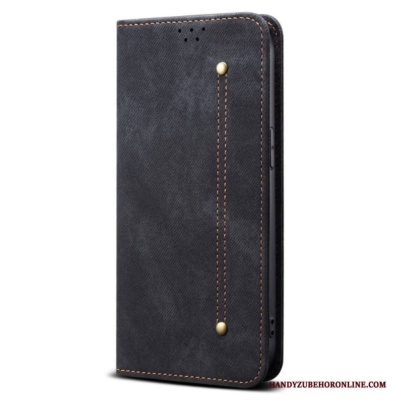 Flip Case Vivo X200 Fe Denim-stoff