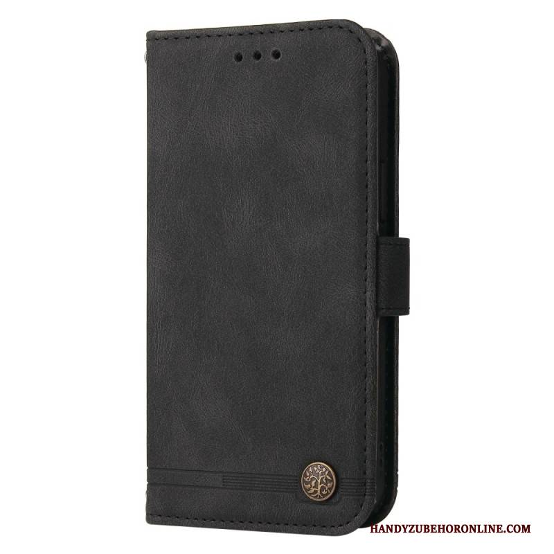 Flip Case Vivo X300 Pro Handyhülle Wildlederoptik Mit Nieten