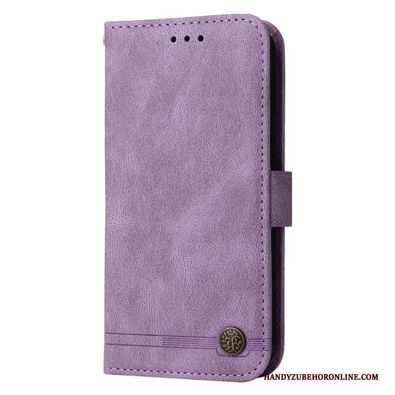 Flip Case Vivo X300 Pro Handyhülle Wildlederoptik Mit Nieten