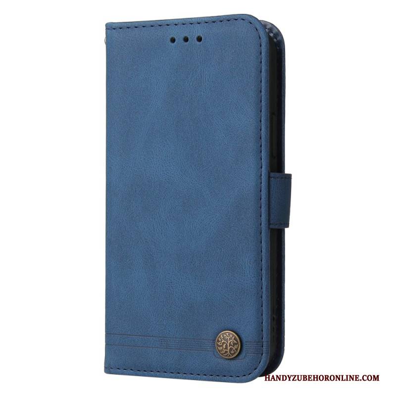 Flip Case Vivo X300 Pro Handyhülle Wildlederoptik Mit Nieten