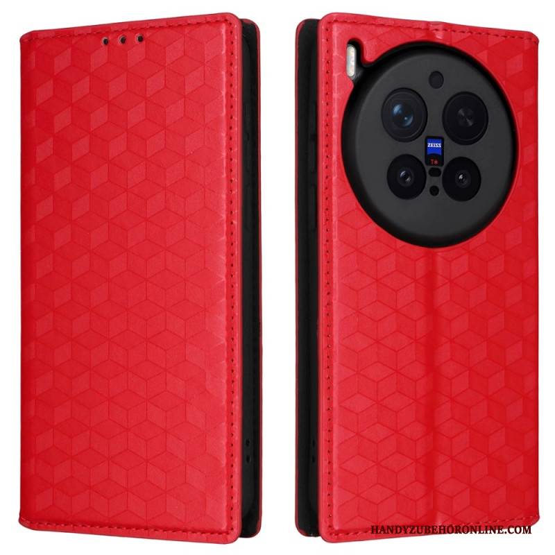 Flip Case Vivo X300 Pro Rautenmuster