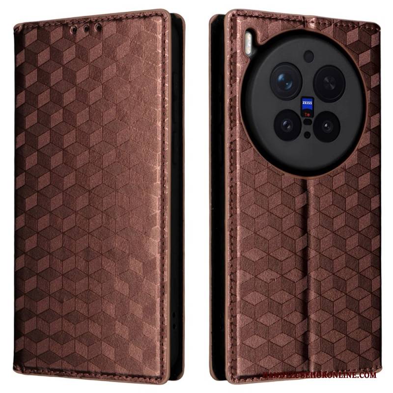 Flip Case Vivo X300 Pro Rautenmuster