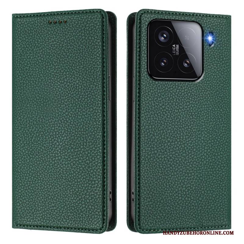 Flip Case Xiaomi 15 Handyhülle Rfid-blockierende Lederoptik