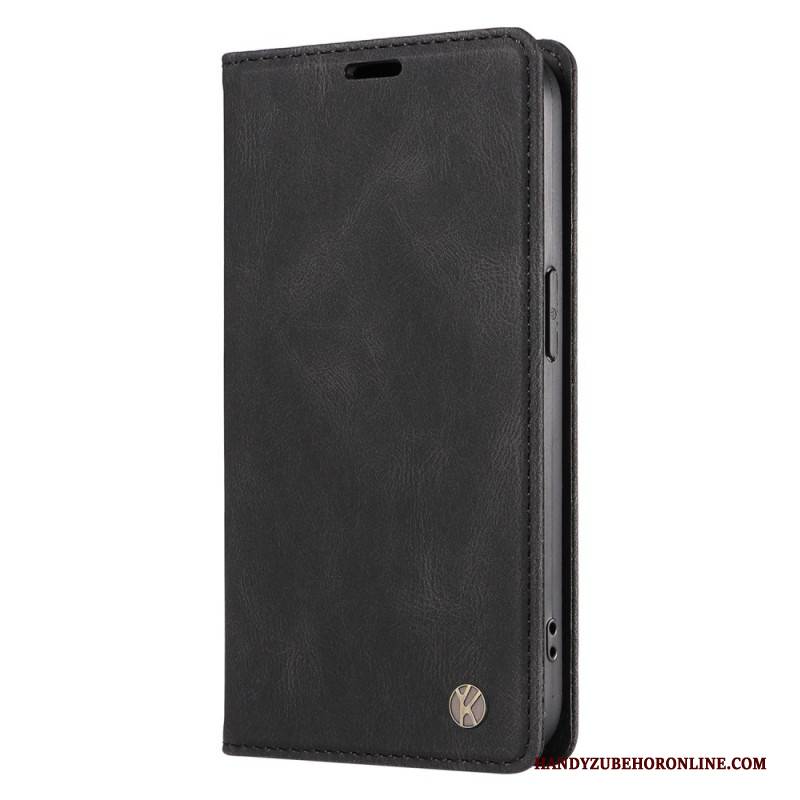 Flip Case Xiaomi 15 Handyhülle Yikatu Wildleder-effekt