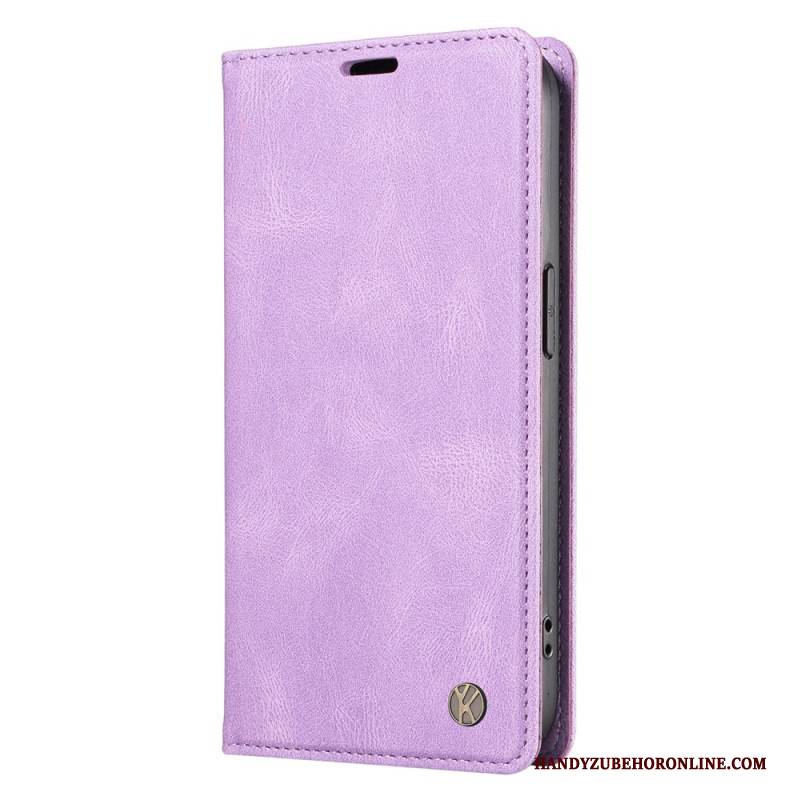 Flip Case Xiaomi 15 Handyhülle Yikatu Wildleder-effekt