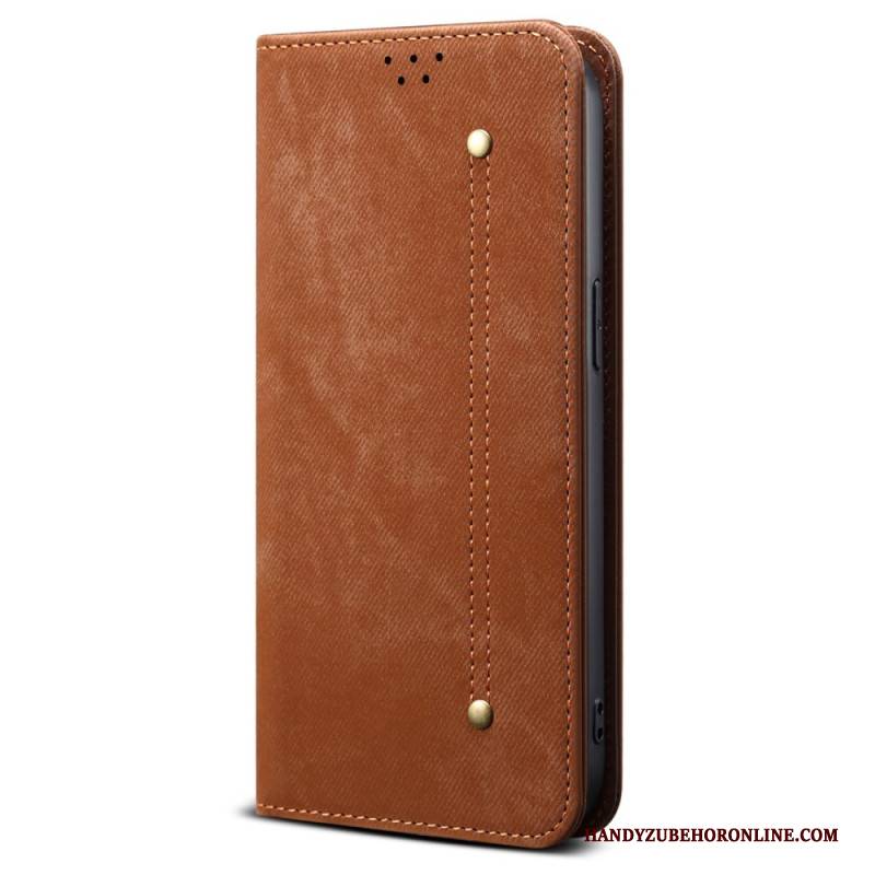 Flip Case Xiaomi 17 Denim-textur