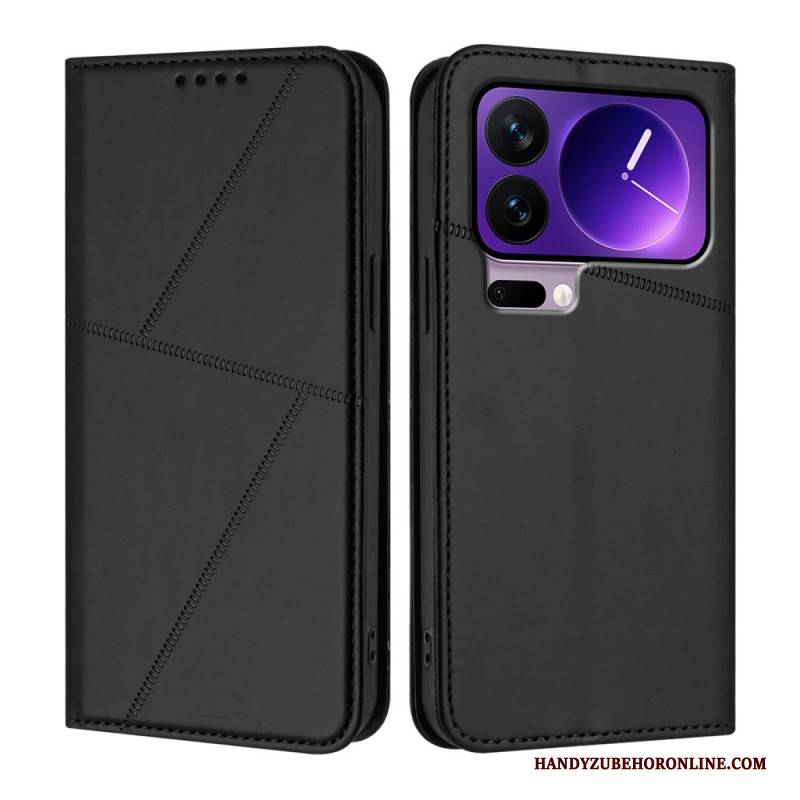 Flip Case Xiaomi 17 Pro Handyhülle Liniendesign