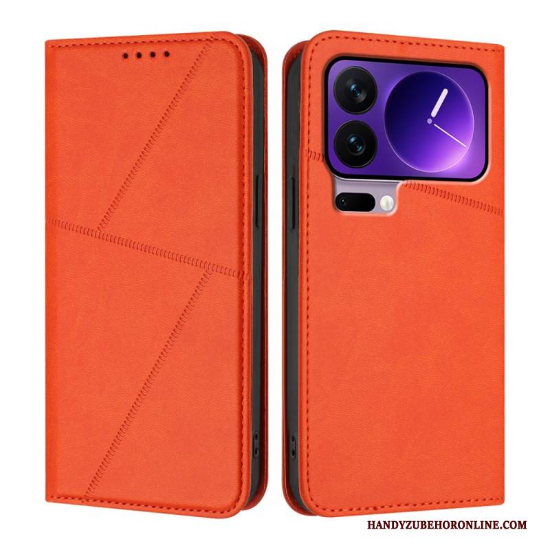 Flip Case Xiaomi 17 Pro Handyhülle Liniendesign