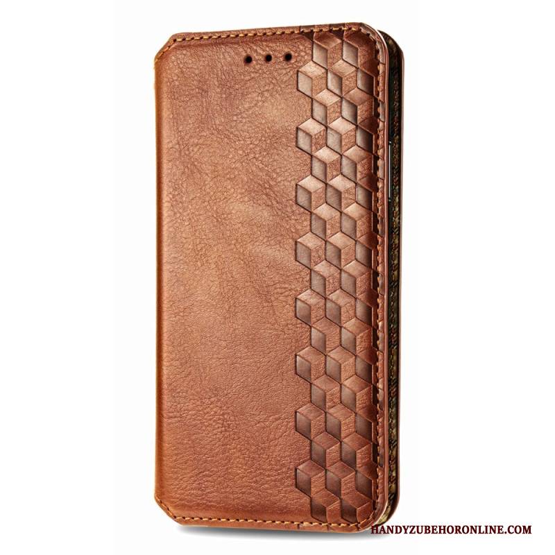 Flip Case Xiaomi 17 Pro Max Handyhülle Rautenmuster