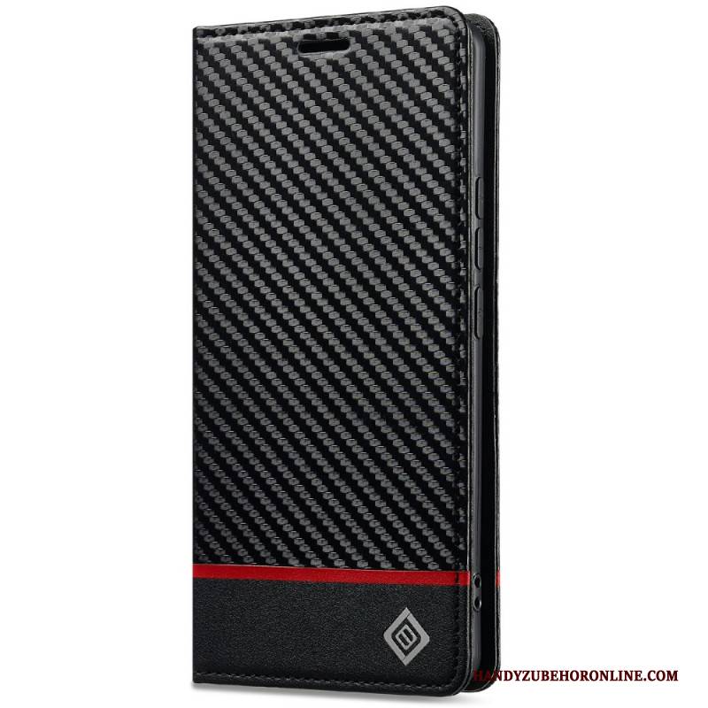 Flip Case Xiaomi Redmi Note 14 Pro 4g Handyhülle Carbonfaser-textur