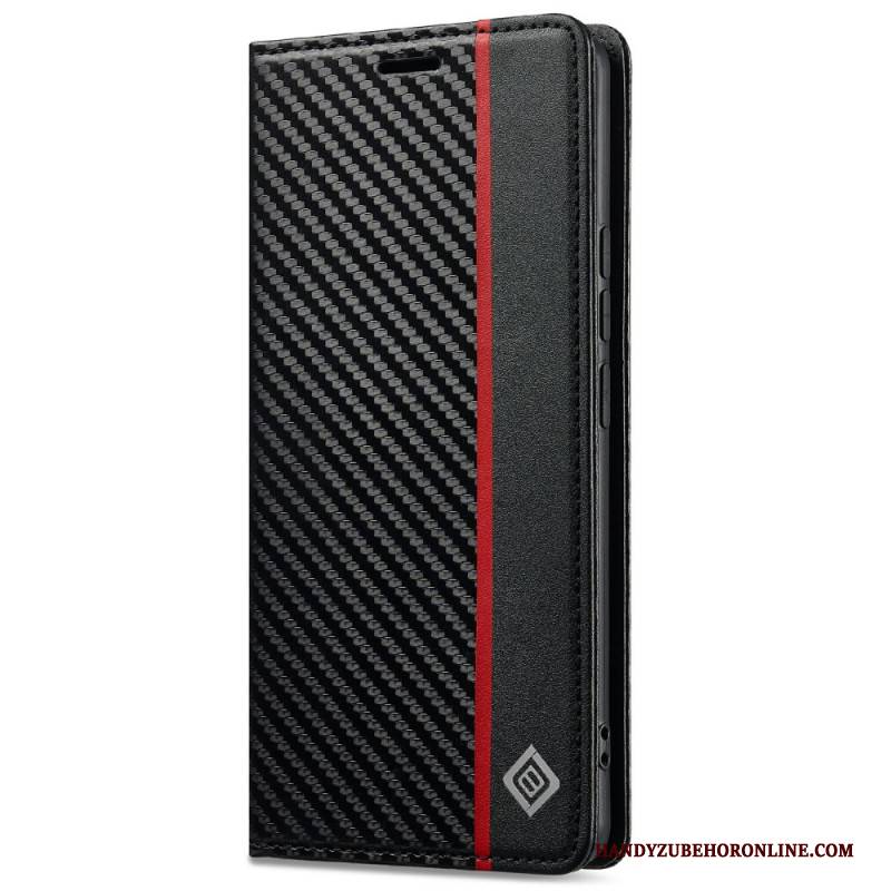 Flip Case Xiaomi Redmi Note 14 Pro 4g Handyhülle Carbonfaser-textur