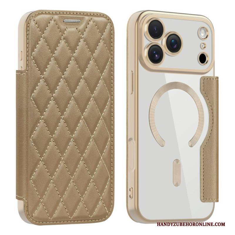 Flip Case iPhone 17 Pro Magsafe-kompatibel Gesteppt