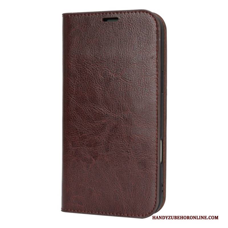 Flip Case iPhone 17 Pro Max Echtleder