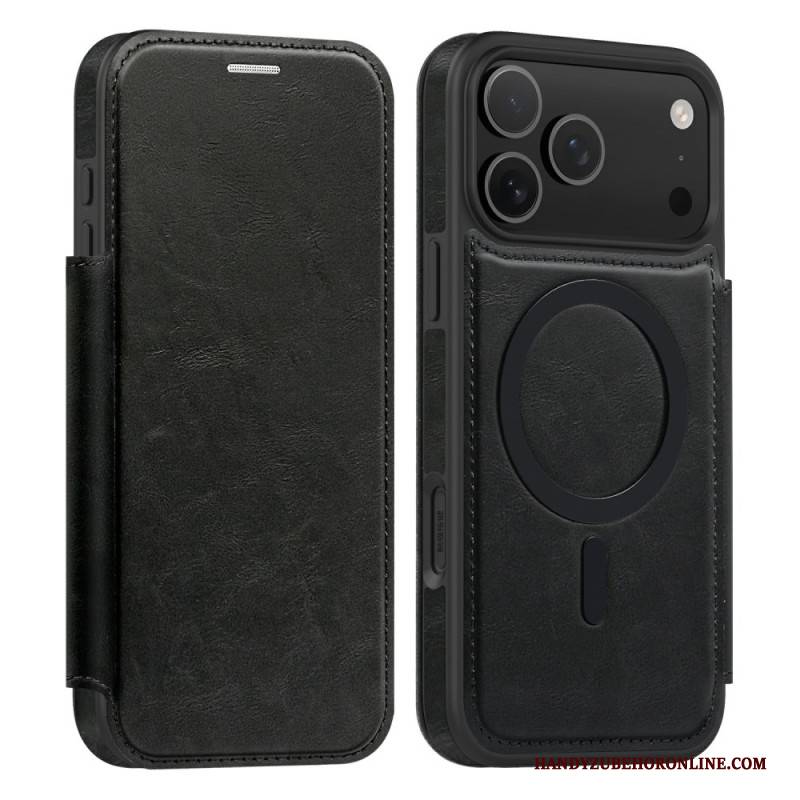 Flip Case iPhone 17 Pro Max Handyhülle Magsafe Kompatibel Mit Rfid-kartenhalter