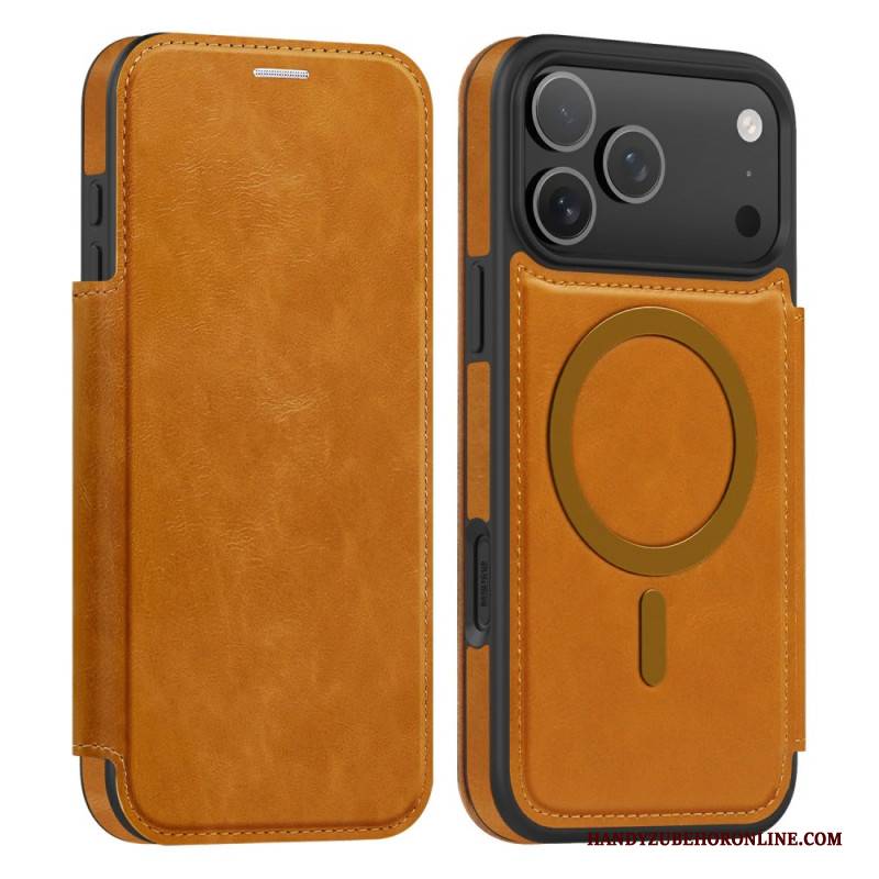 Flip Case iPhone 17 Pro Max Handyhülle Magsafe Kompatibel Mit Rfid-kartenhalter