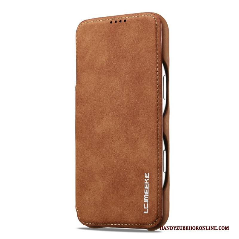 Flip Case iPhone 17 Pro Max Lc.imeeke Hülle In Wildlederoptik