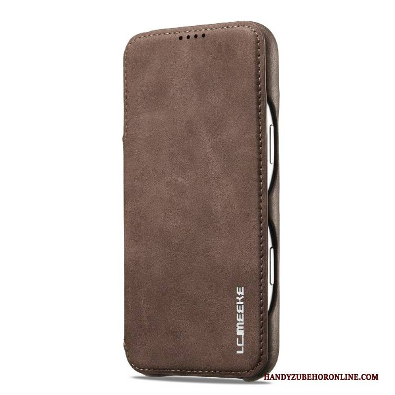 Flip Case iPhone 17 Pro Max Lc.imeeke Hülle In Wildlederoptik